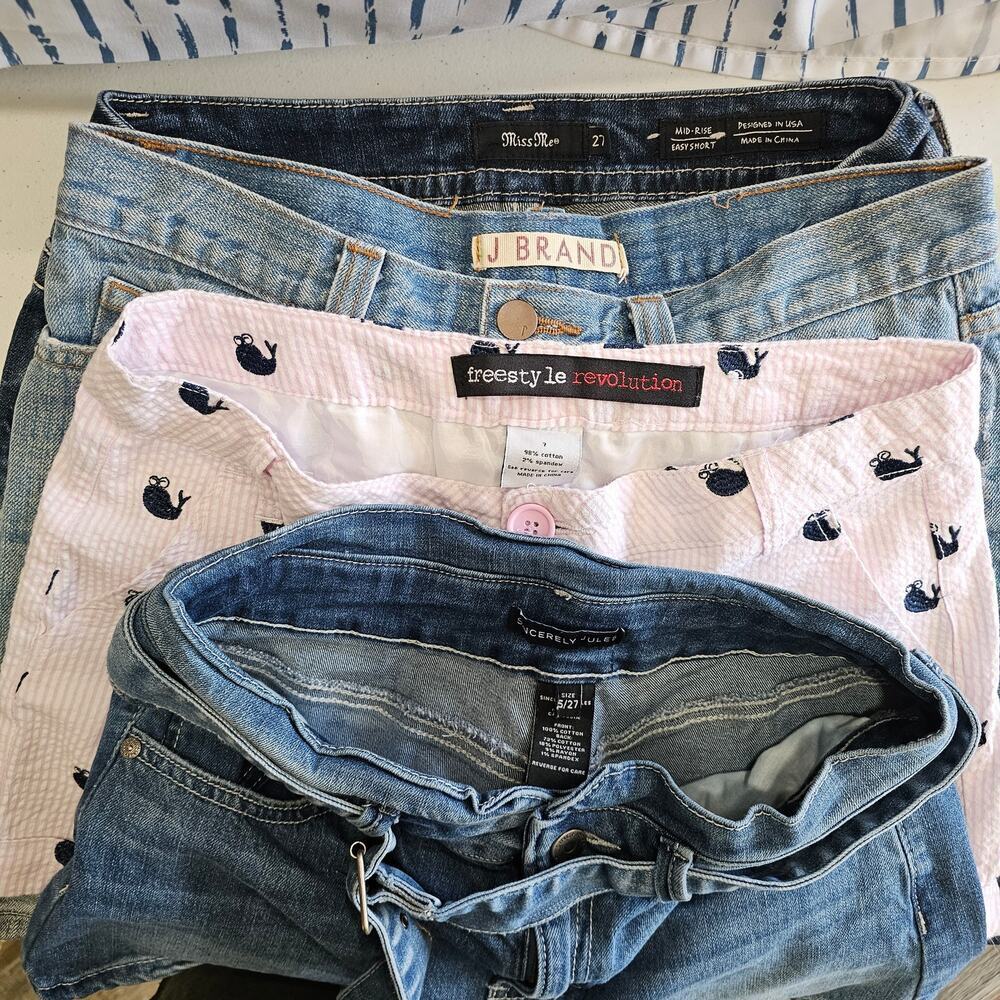 Bundle Lot Of 4 Shorts Set, Size 7 - image 3